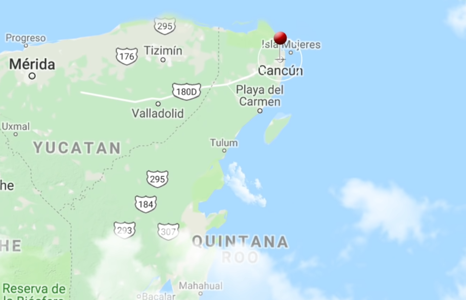 Where Cancun is located