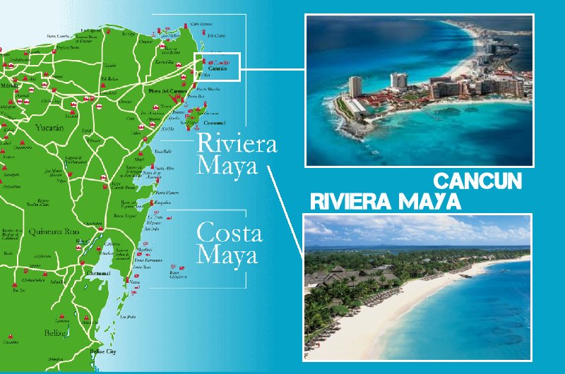 Como ir desde Cancún a la Riviera Maya